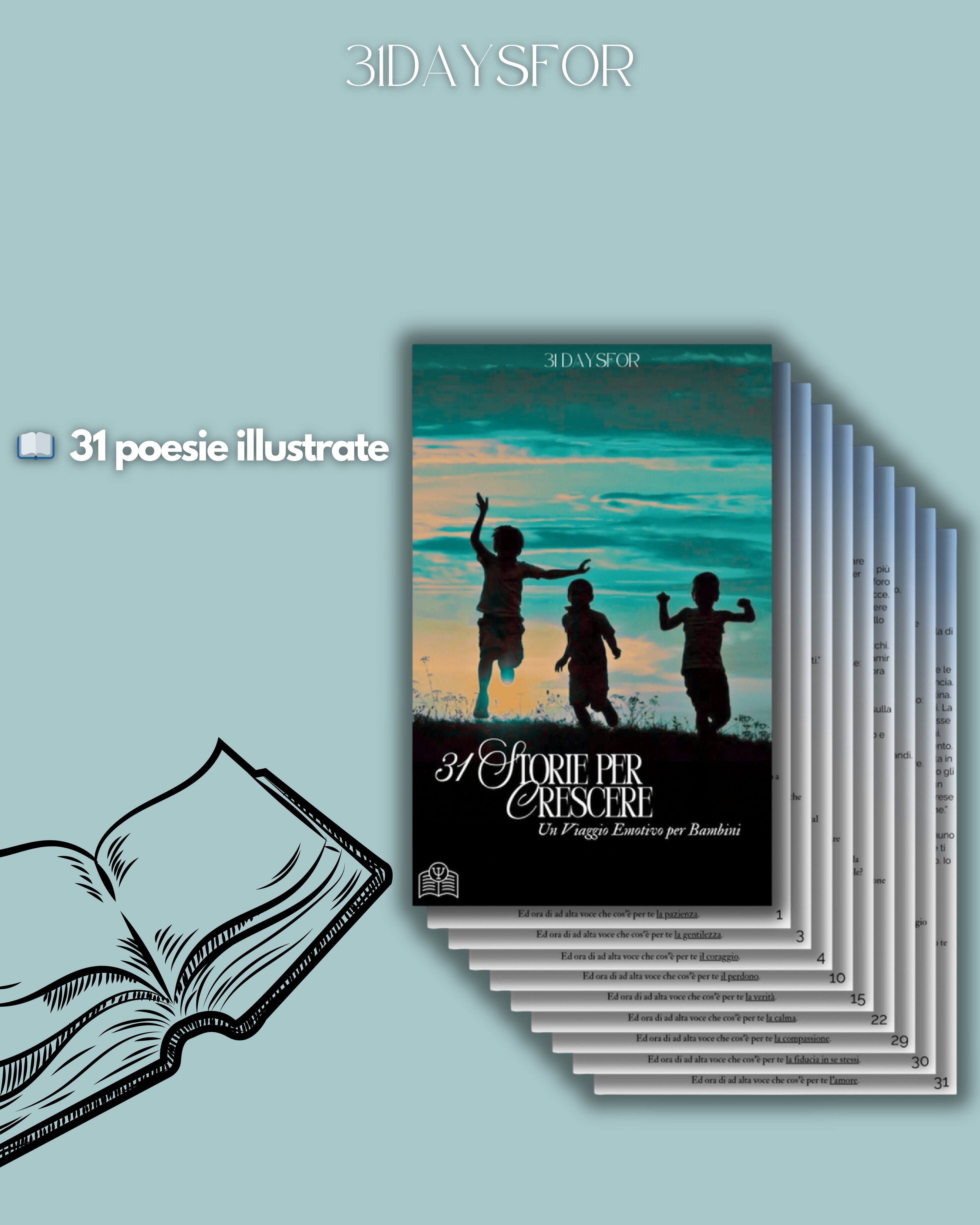 31 Storie per Crescere Un Viaggio Emotivo per Bambini VERSIONE BASE